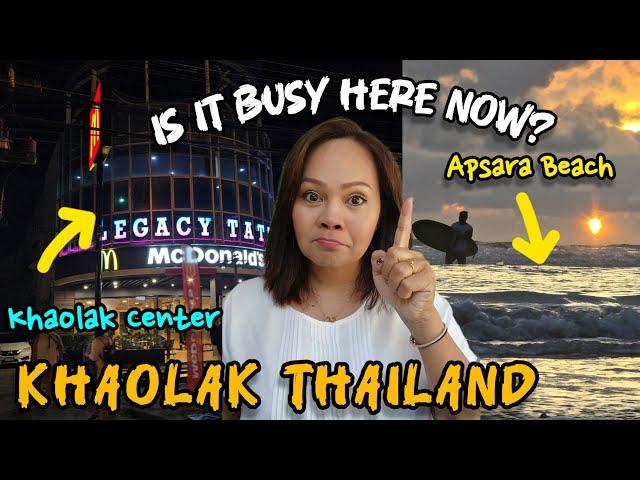 Busy ? !! Khaolak today !! How is Sunset at Apsara Beach resort | KhaoLak Center , Thailand 