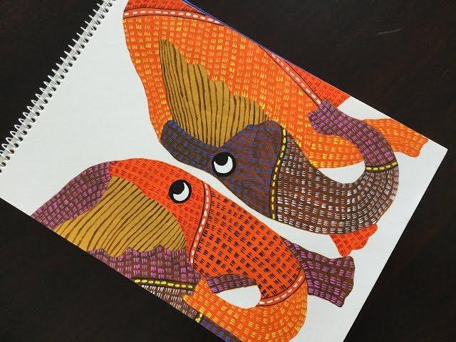Gond Painting tutorial