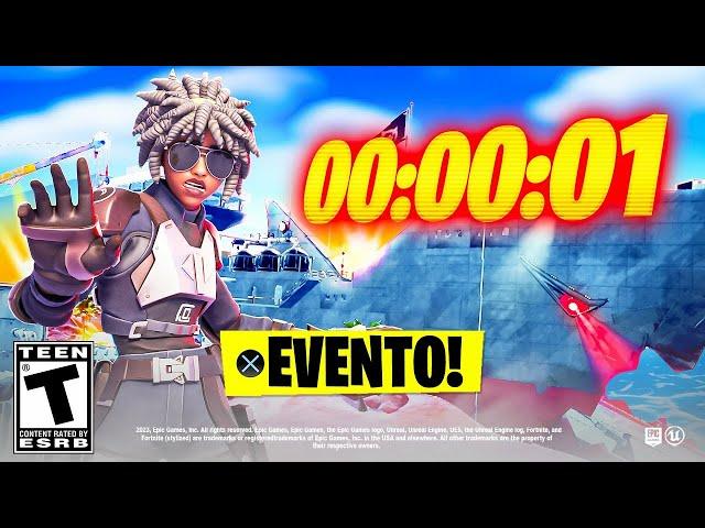 AGORANOVO *EVENTO AO VIVO* do BARCO da TEMPORADA 3/4 no FORTNITE! NOVA TEMPORADA 4 MARVEL!