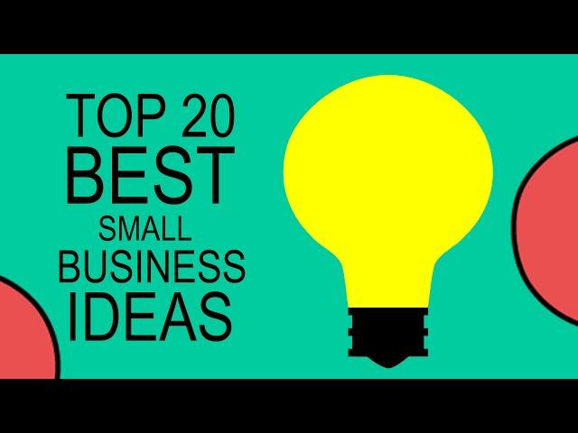 Top 20 Best Small Business Ideas for Beginners in 2024