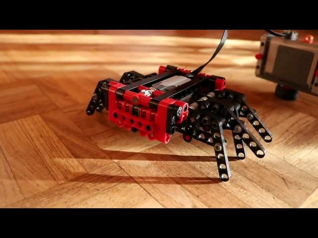 Lego Power Functions Crab Walker!