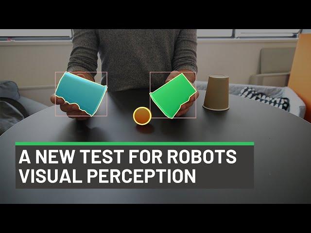 The three cup monte game: A new test for robots visual perception