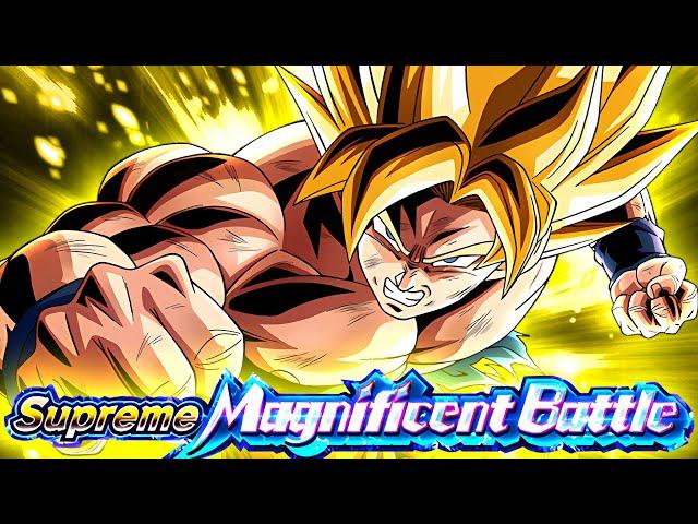 UNDER 10 TURNS MISSION!! How To Beat Supreme Magnificent Battle Stage 4 SSJ Goku | DBZ Dokkan Battle