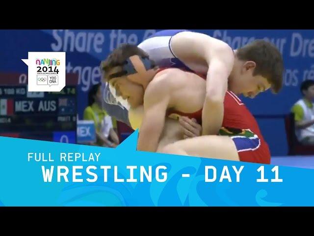 Wrestling -Men's Freestyle Finals   | Full Replay | Nanjing 2014 Youth Olympic Games