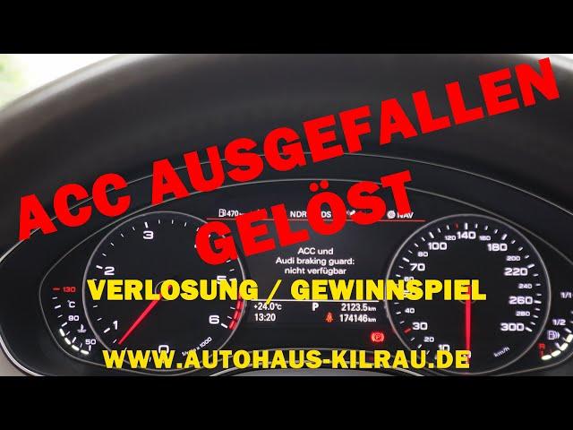 Audi breaking Guard nicht verfügbar ACC Fehler beheben Anleitung Giveaway Verlosung Gewinnspiel