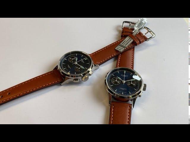 Strela COP40BLUE Chronograph www.Poljot24.de