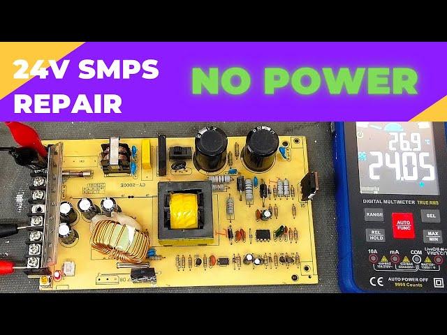 {892} 24v power supply repair, not turning on