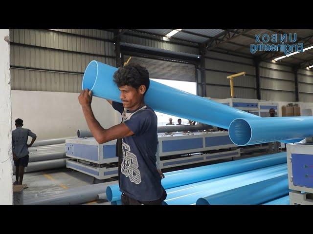 Plastic PVC Pipes Making Factory | From Powder to Pipe: Production Process | Unbox Engineering