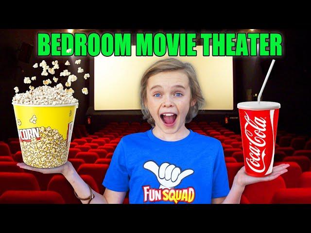 I Made A Movie Theater In My Room!