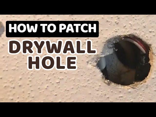 How to Patch Medium Size Drywall Holes (Up to 1 inch)