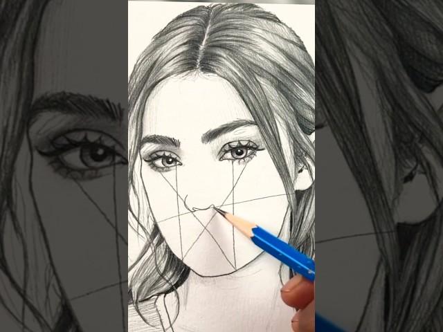 How to Draw a Beautiful Girl || cute Girl Drawing ||Art Psycho ||#drawing #shorts #ytshorts