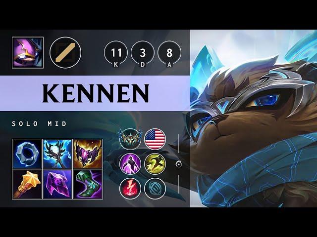 Kennen Mid vs Hwei - NA Challenger Patch 25.12