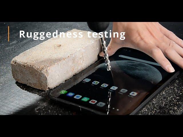 Will it drill through? FOSSiBOT DT1 Rugged Tablet Toughness Test