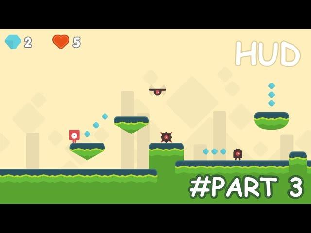 Platformer Game #3 - Game HUD (Player life,heart & score) - Construct 2 Tutorial