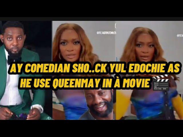 AY COMEDIAN SH⁰CK YUL EDOCHIE AS QUEENMAY EDOCHIE JOIN AY COMEDIAN TO DO THIS