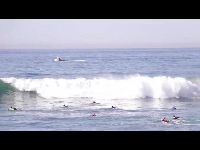 Surfers Compete At Windansea Beach