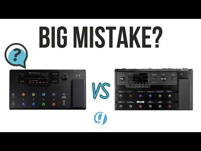 Line 6 Helix VS Helix LT Comparison: What are the main differences? #line6helix #multieffects