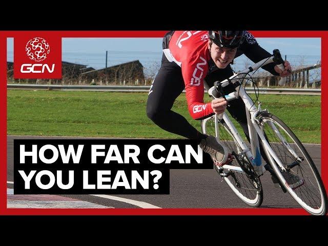 Searching For The Limits Of Cornering A Road Bike | GCN Doesn't Do Science