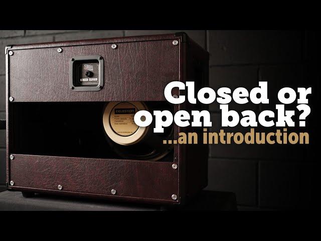 Open or  Closed Back speaker cab? Which is the right choice for you?