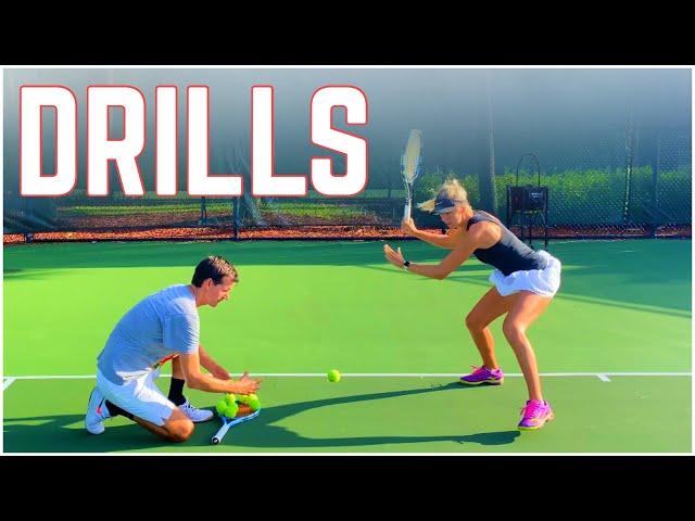 High Intensity Tennis Drills | Improve Your Footwork and Racquet Head Speed