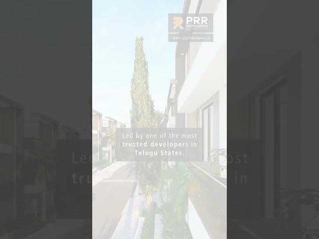 Hyderabad's Most Reputed Real Estate -  PRR Developers - 15+ Years - Premium Villas & Apartments