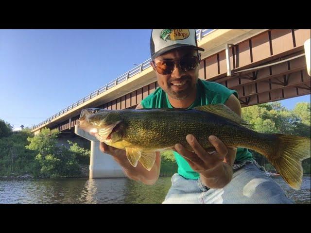 Shore fishing - Huntsville - Walleye July 26, 2016