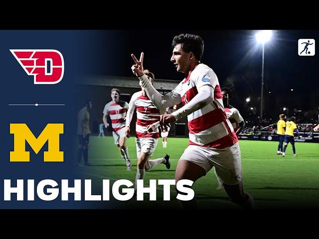 Dayton vs Michigan | NCAA College Cup Soccer Championship | Highlights - November 24, 2024