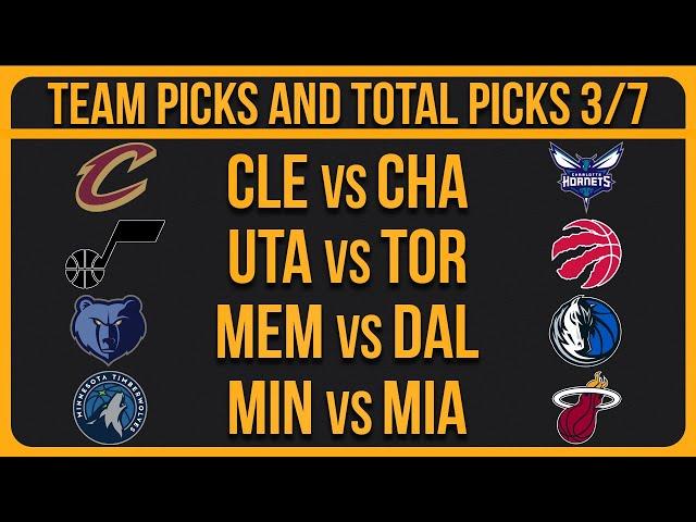 NBA Picks Today 3/7/25 NBA Picks and Predictions NBA Bets Today