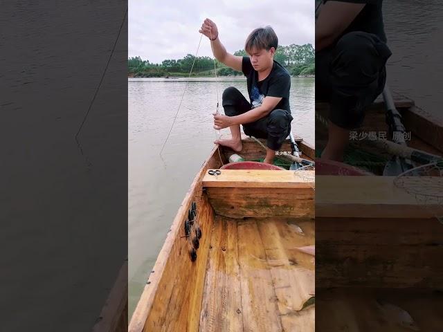 Daily Line Fishing in river at home #0097