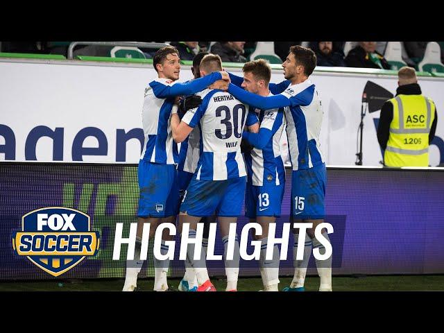 VfL Wolfsburg vs. Hertha BSC Berlin | 2020 Bundesliga Highlights