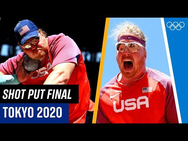 Ryan Crouser sets OLYMPIC RECORD to defend his title | Full Men's Shot Put | Tokyo 2020