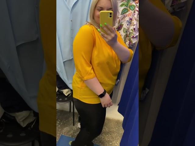 Шоппинг plus size в секонд-хенд #покупки #shopping #шоппинг #образы #plussize #shortvideo