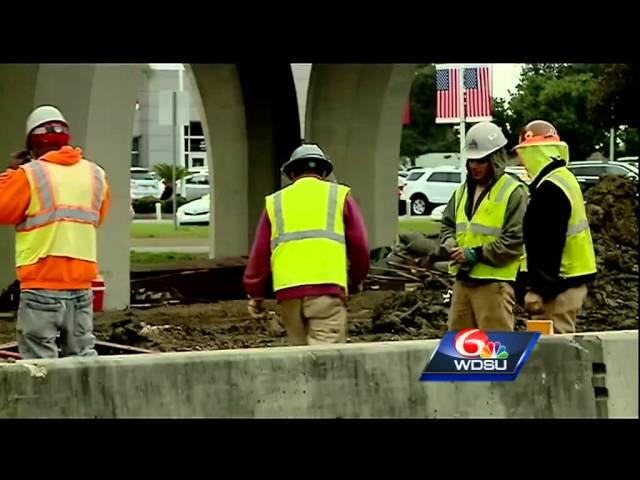 Harvey construction causes traffic nightmare for motorists on Westbank