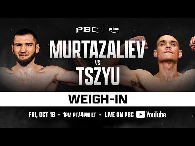 Murtazaliev vs. Tszyu WEIGH-IN | #MurtazalievTszyu