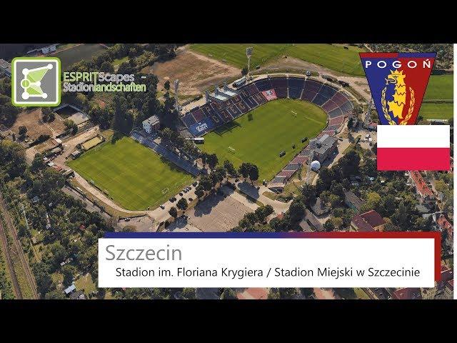 Stadion im. Floriana Krygiera / Stadion Miejski w Szczecinie | Pogoń Szczecin | Google Earth | 2017