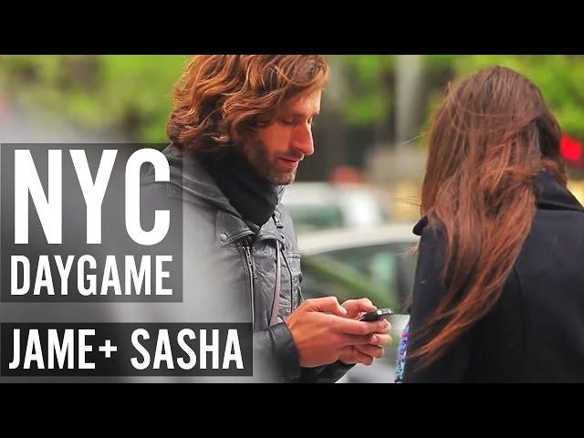 James Marshall infield Pickup in New York City with Sasha Daygame - NYC Daygame