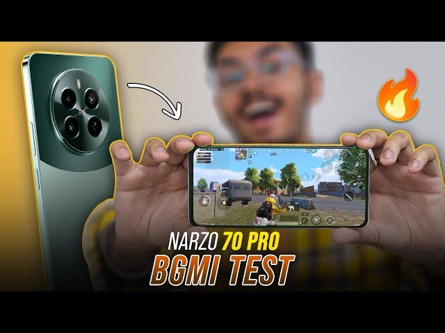 Realme Narzo 70 Pro : BGMI Test  | 60FPS Gaming?