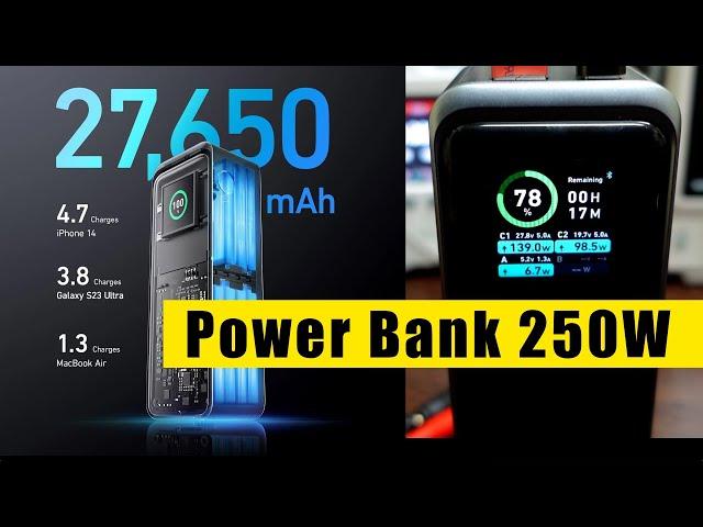 Anker Prime Power Bank 27.650 mAh 250W PD 3.1 2xUSB-C 1xUSB-A - Potęga MOCY!