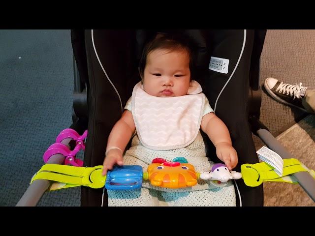 Bright Starts Take Along Toy Bar - 4 month old baby