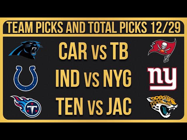 NFL Picks Today 12/29/24 NFL Week 17 Picks and Predictions