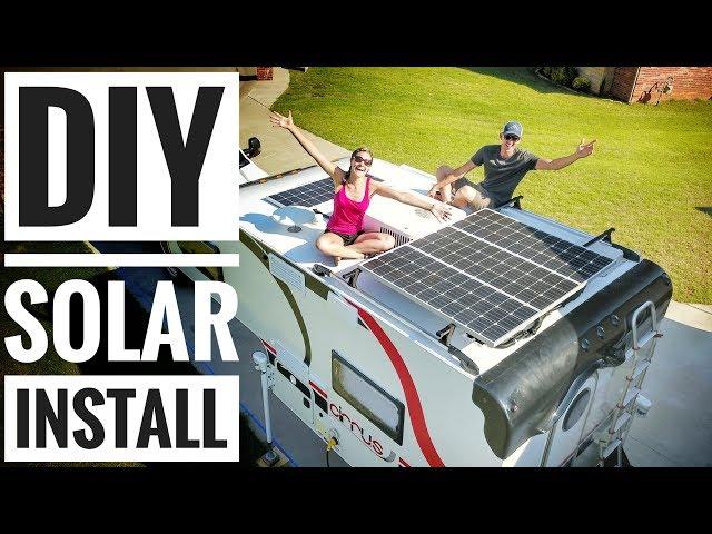 Camper Solar Setup Tutorial - How to Solar Power your RV, Camper Van, & Truck Camper