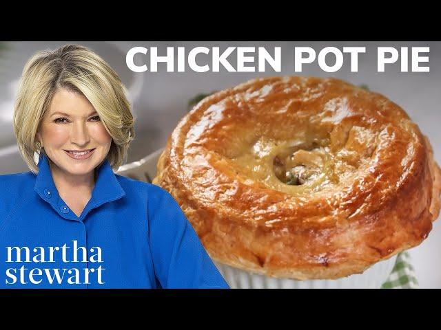 How to Make Martha Stewart's Chicken Pot Pies | Best Pot Pie Recipe