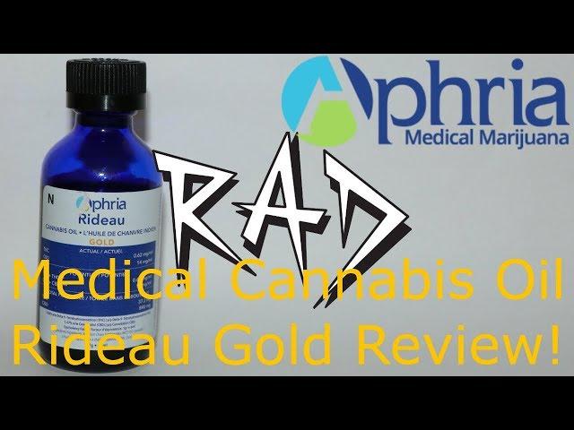 Rideau Gold CBD Oil by Aphria Inc. | Medical Marijuana / Cannabis Tincture Oil Strain Review