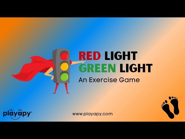 RED LIGHT, GREEN LIGHT| Virtual Exercise Game for Kids | Brain Break Activity | Start Stop Game