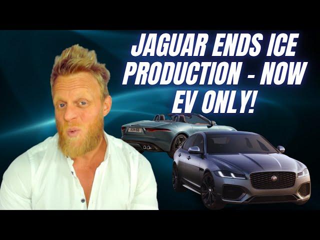 Jaguar CANCEL production of gas & diesel cars to go EV ONLY