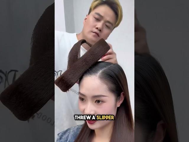SHE HAD HER HAIR DONE FOR HER MOM!