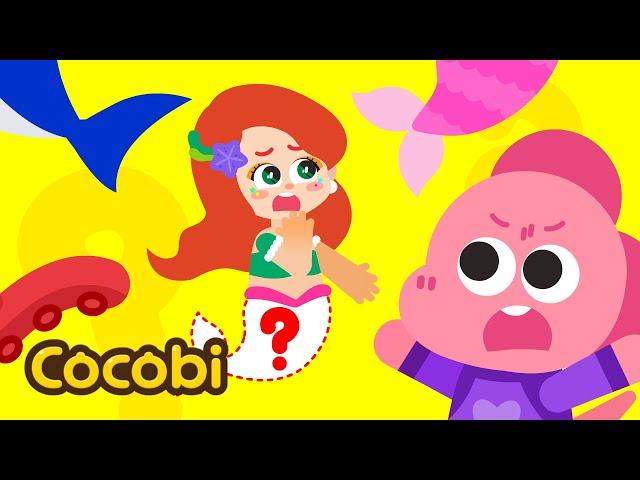 Where is the Little Mermaid's Tail? | Nursery Rhymes & Kids Songs | Cocobi