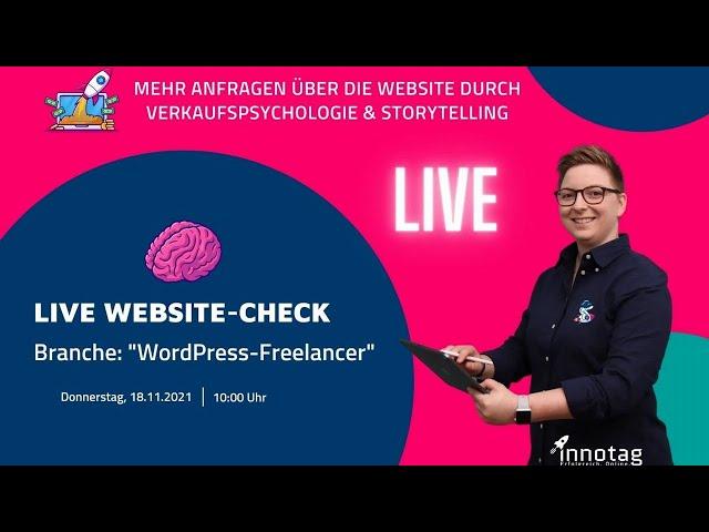 Live-Website-Check "WordPress-Freelancer"