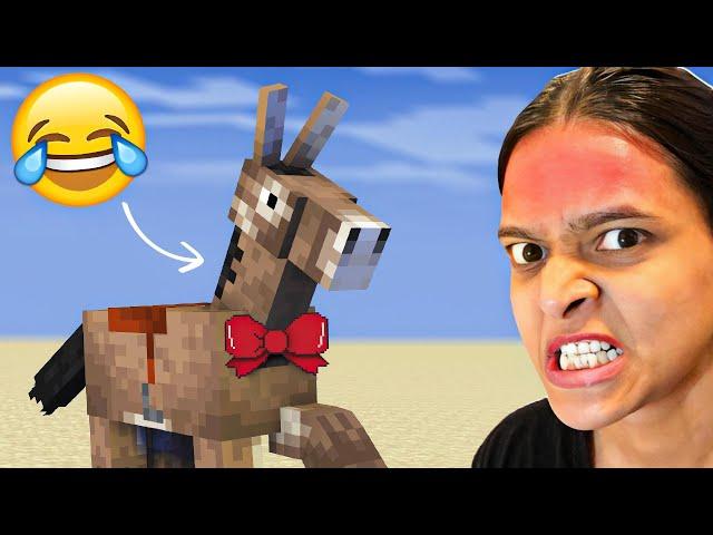 Surprising my Wife with RAREST WEAPON in Minecraft