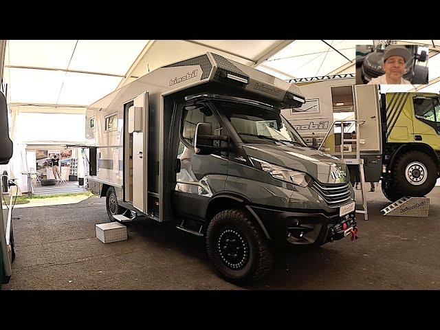 Bimobil EX 412 Allrad 4x4 RV expedition vehicle Camper Van Iveco EX412 walkaround + interior V1135